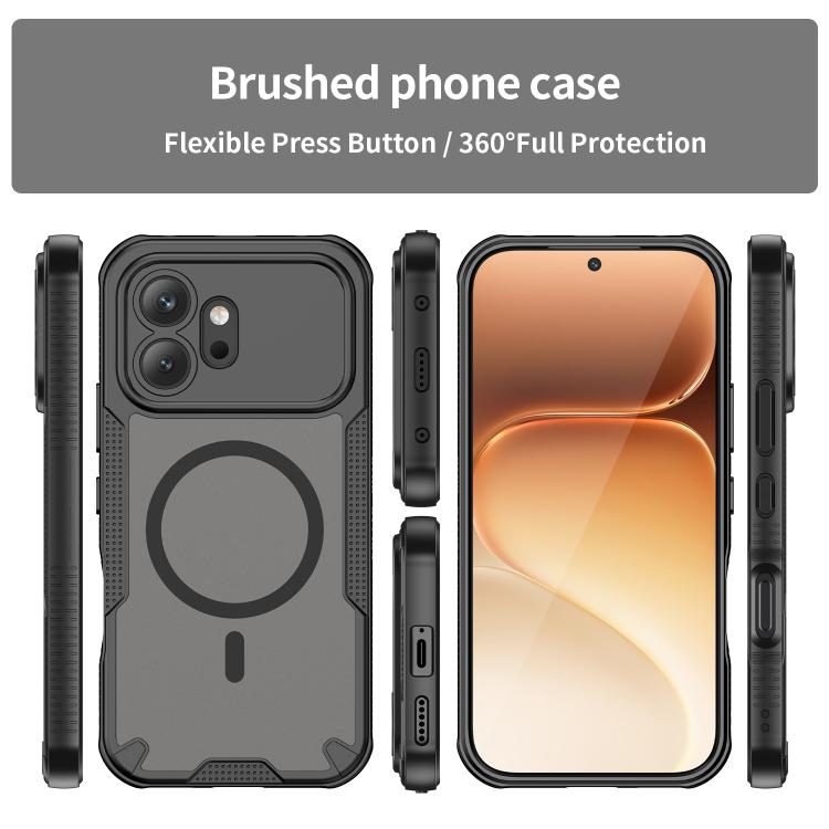 For Honor 600 Global Armor Glaze MagSafe Magnetic Phone Case