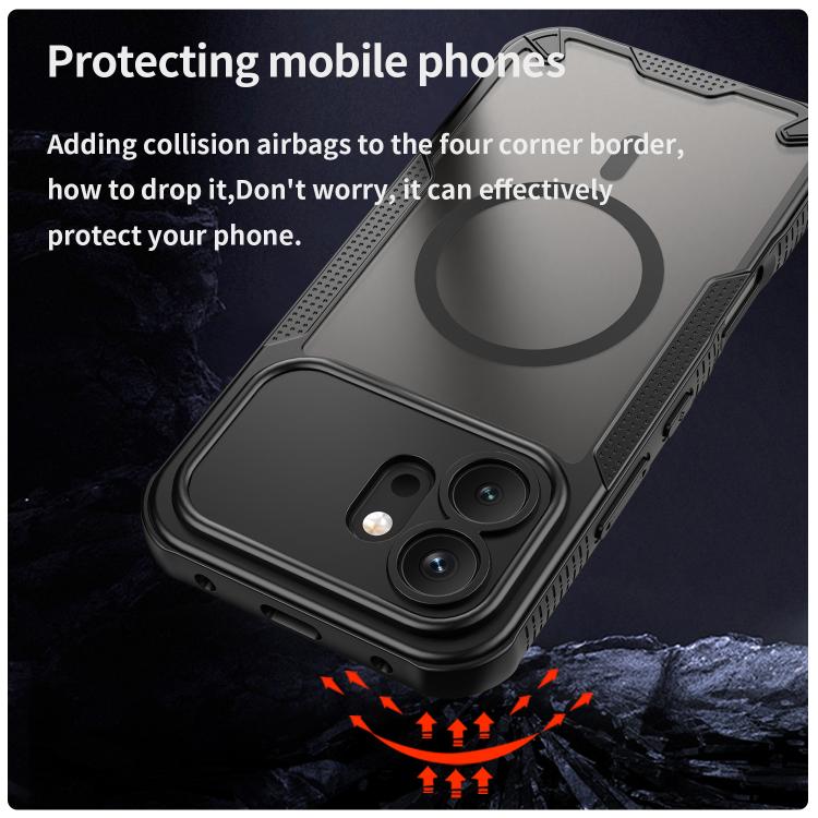 For Honor 600 Global Armor Glaze MagSafe Magnetic Phone Case