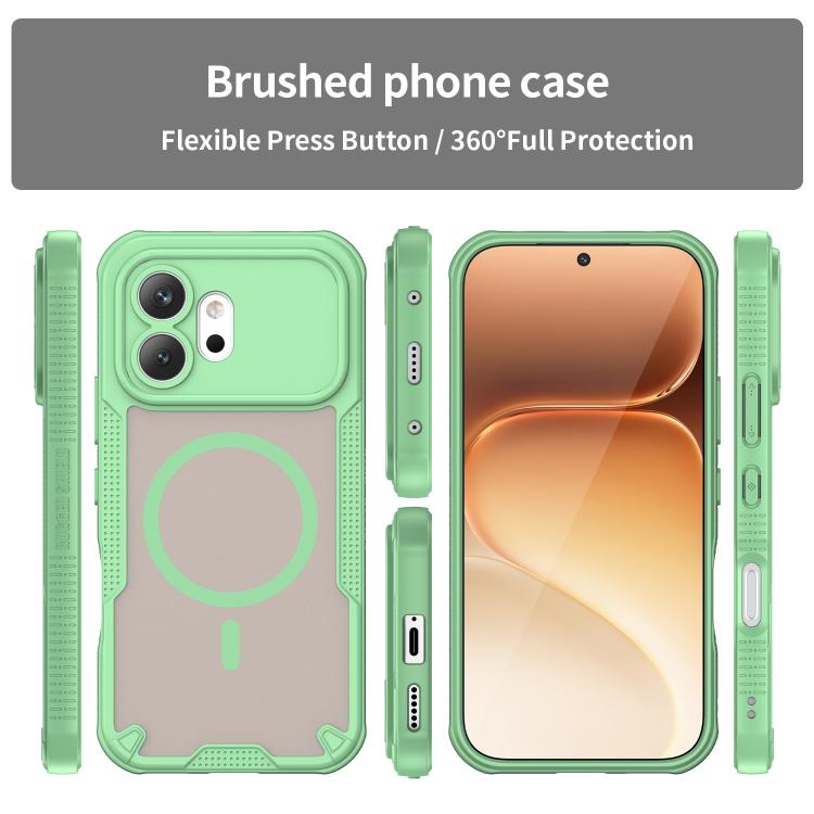 For Honor 600 Global Armor Glaze MagSafe Magnetic Phone Case