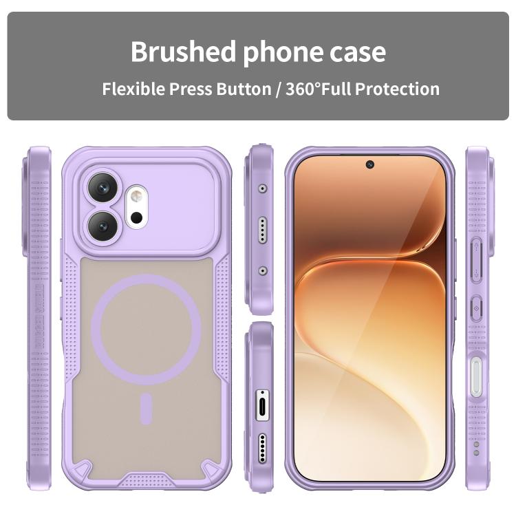 For Honor 600 Global Armor Glaze MagSafe Magnetic Phone Case