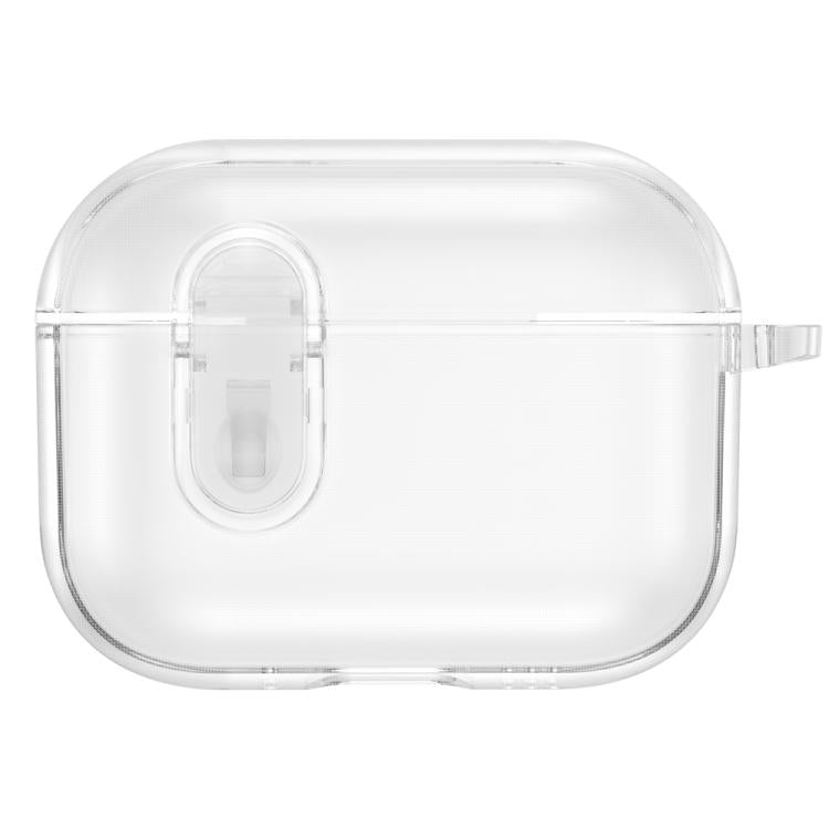 For AirPods Pro 3 LeReach Mega Series Transparent Edition Wireless Earphone Case with Hook