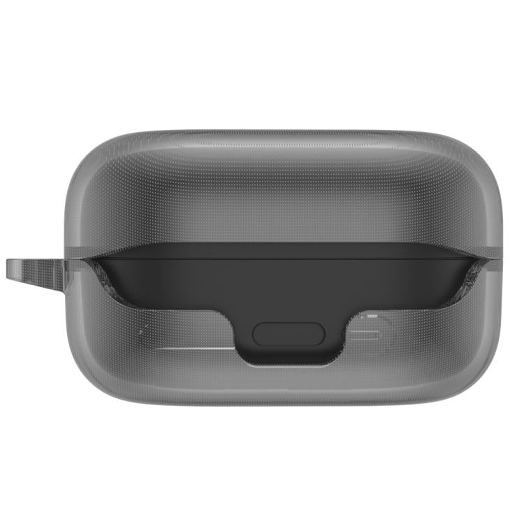For Galaxy Buds4 /4 Pro LeReach Mega Series Transparent Edition Wireless Earphone Case with Hook