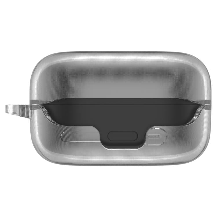 For Galaxy Buds4 /4 Pro LeReach Mega Series Transparent Edition Wireless Earphone Case with Hook
