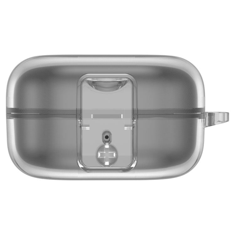 For Galaxy Buds4 /4 Pro LeReach Mega Series Transparent Edition Wireless Earphone Case with Hook