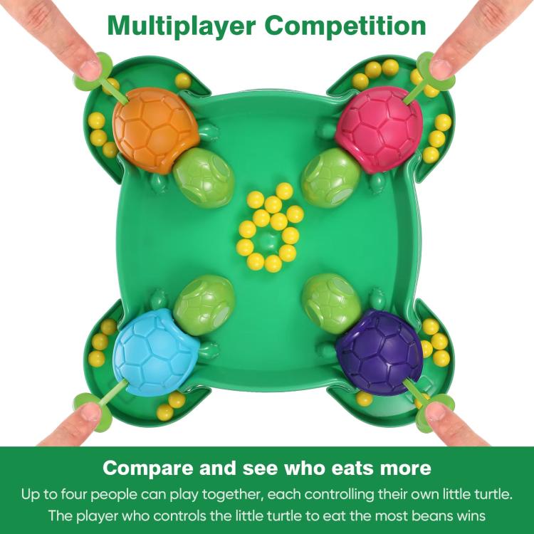 Parent-child Interaction Turtles Eat Beans Desktop Competitive Games Educational Relieve Stress Toy - 36 Beans Turtle Set