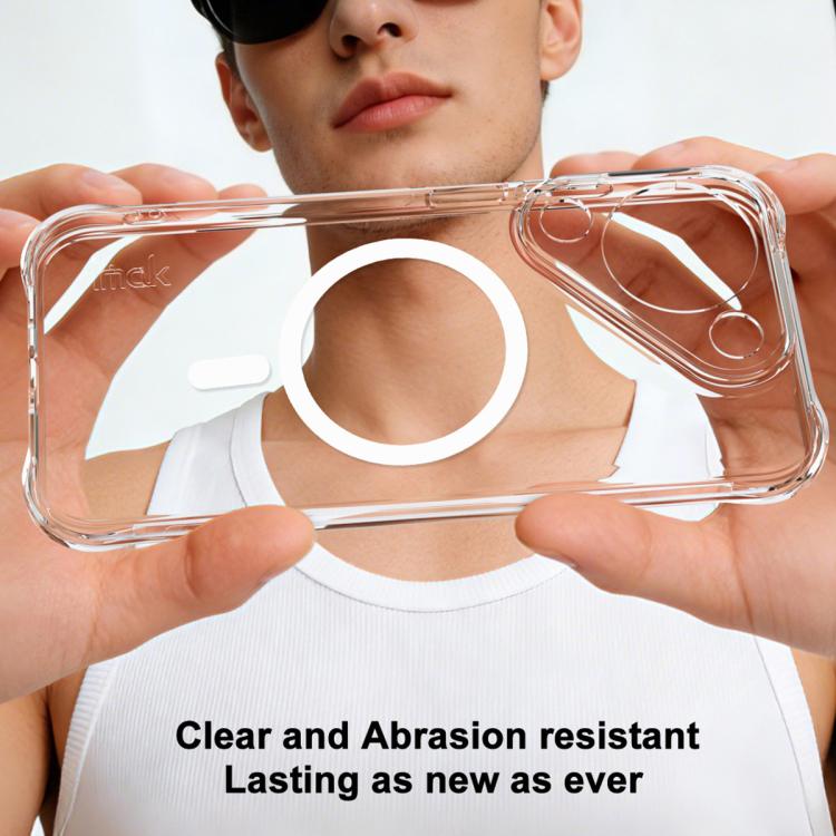 For Huawei Pura 90 5G imak Magnetic Shockproof Airbag TPU Phone Case - Transparent
