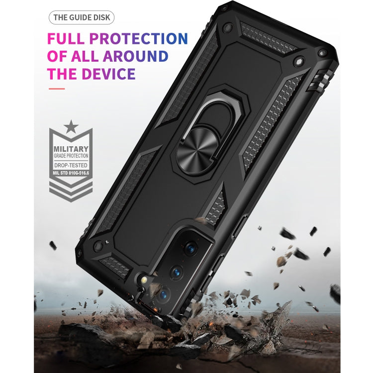 For Samsung Galaxy S21+ 5G Shockproof TPU + PC Protective Case with 360 Degree Rotating Holder