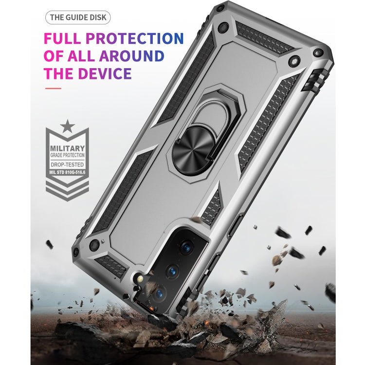 For Samsung Galaxy S21+ 5G Shockproof TPU + PC Protective Case with 360 Degree Rotating Holder