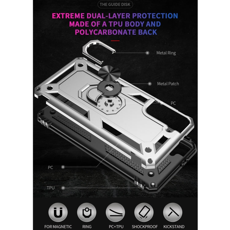 For Samsung Galaxy S21+ 5G Shockproof TPU + PC Protective Case with 360 Degree Rotating Holder
