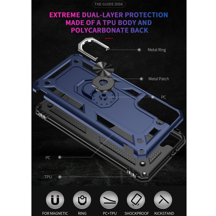 For Samsung Galaxy S21+ 5G Shockproof TPU + PC Protective Case with 360 Degree Rotating Holder