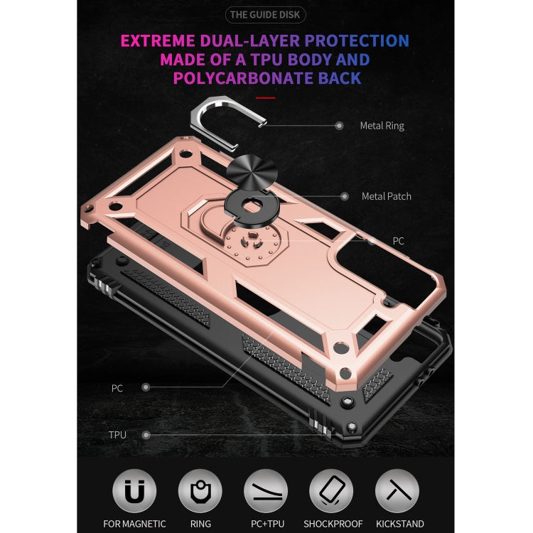 For Samsung Galaxy S21+ 5G Shockproof TPU + PC Protective Case with 360 Degree Rotating Holder