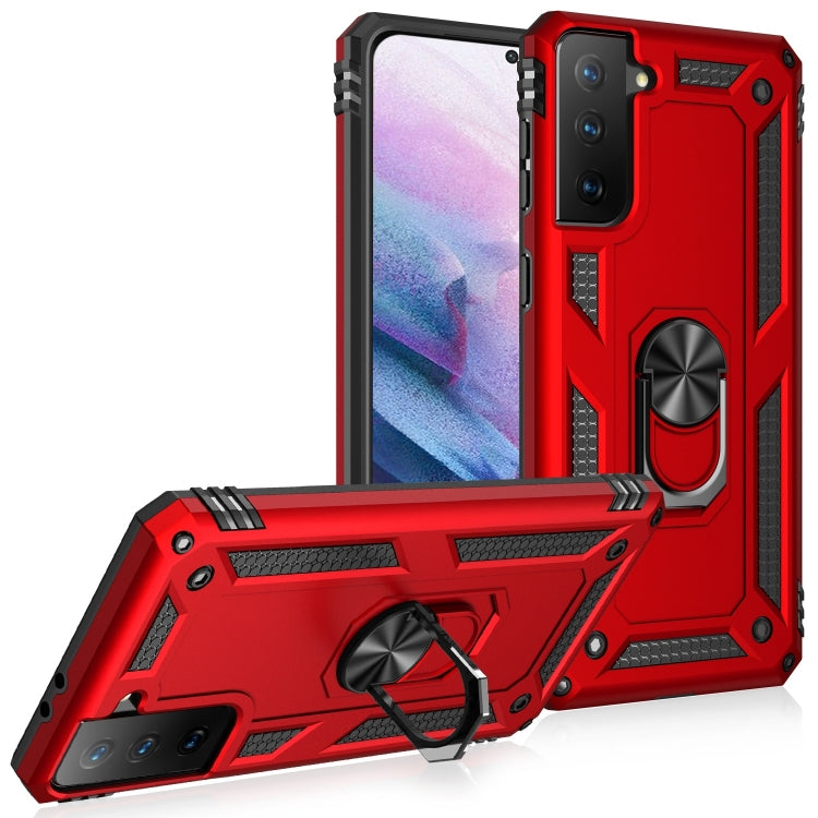 For Samsung Galaxy S21+ 5G Shockproof TPU + PC Protective Case with 360 Degree Rotating Holder