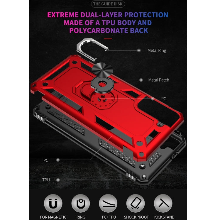 For Samsung Galaxy S21+ 5G Shockproof TPU + PC Protective Case with 360 Degree Rotating Holder