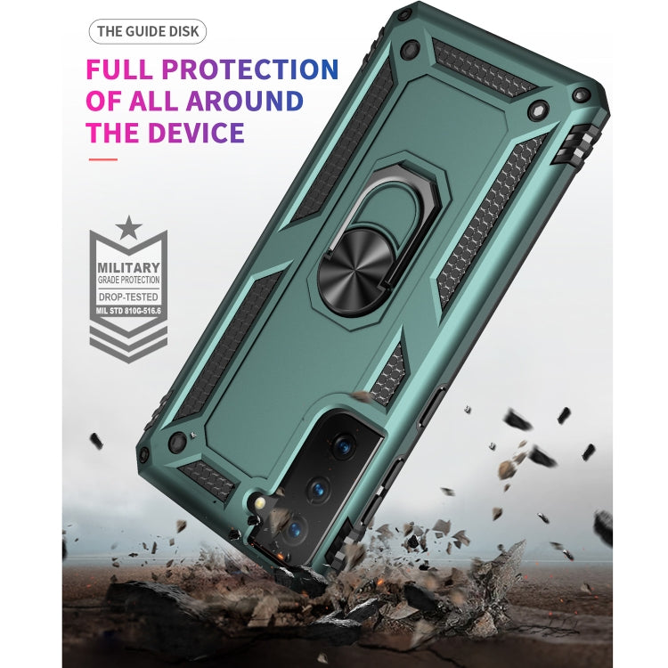 For Samsung Galaxy S21+ 5G Shockproof TPU + PC Protective Case with 360 Degree Rotating Holder