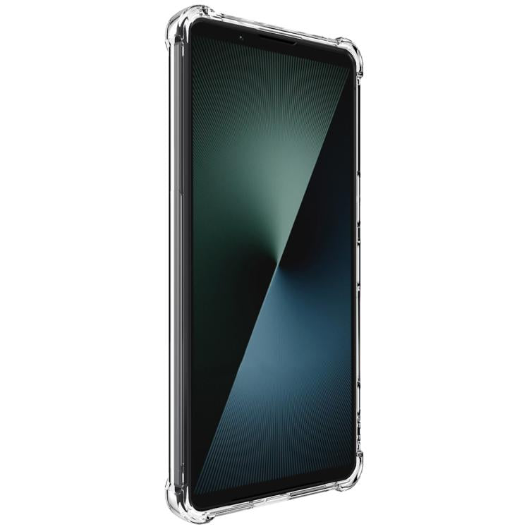 For Sony Xperia 1 VIII imak Magnetic Shockproof Airbag TPU Phone Case - Transparent