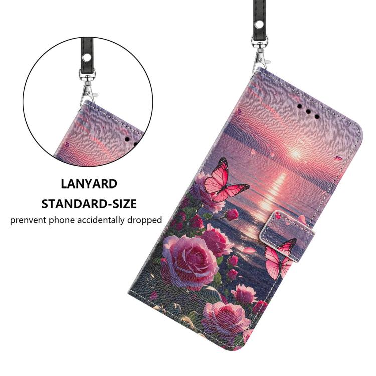 For Infinix Note 60 5G/60 Pro 5G Painted Pattern Vegan Leather Phone Case with Strap