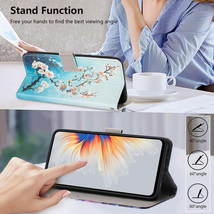 For Infinix Note 60 5G/60 Pro 5G Painted Pattern Vegan Leather Phone Case with Strap