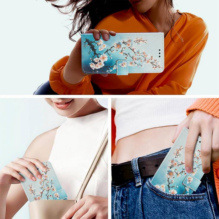 For Infinix Note 60 5G/60 Pro 5G Painted Pattern Vegan Leather Phone Case with Strap