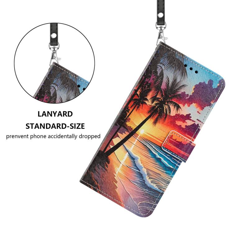 For Infinix Note 60 5G/60 Pro 5G Painted Pattern Vegan Leather Phone Case with Strap