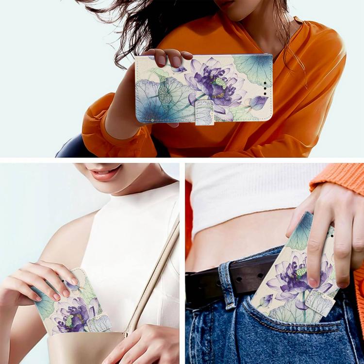 For Infinix Note 60 5G/60 Pro 5G Painted Pattern Vegan Leather Phone Case with Strap