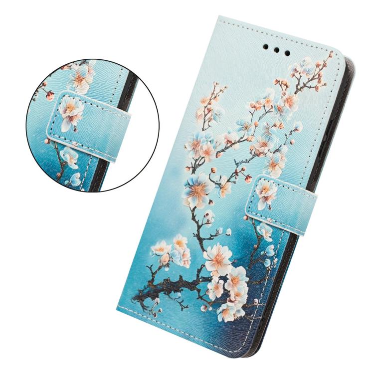 For Infinix Hot 30 Painted Pattern Vegan Leather Phone Case with Strap