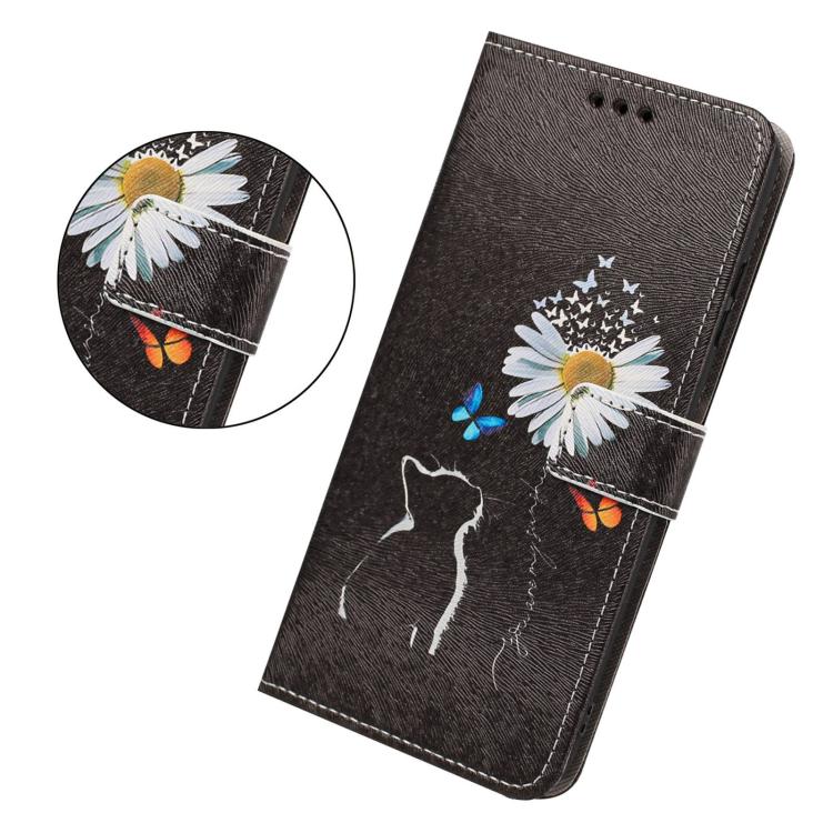 For Infinix Hot 30 Painted Pattern Vegan Leather Phone Case with Strap