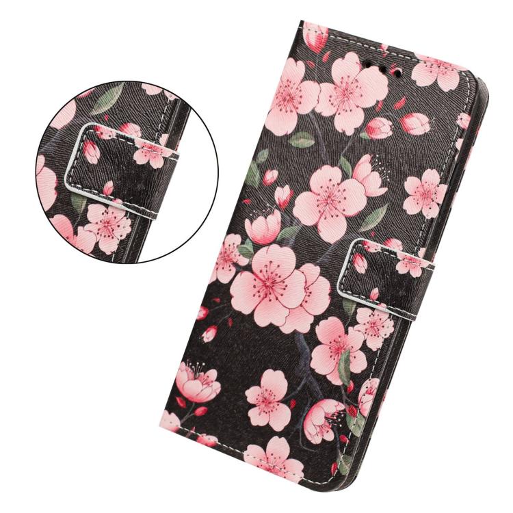 For Infinix Hot 30 Painted Pattern Vegan Leather Phone Case with Strap
