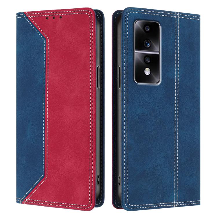 For Honor 80 GT Skin Feel Two-tone RFID Blocking Vegan Leather Phone Case