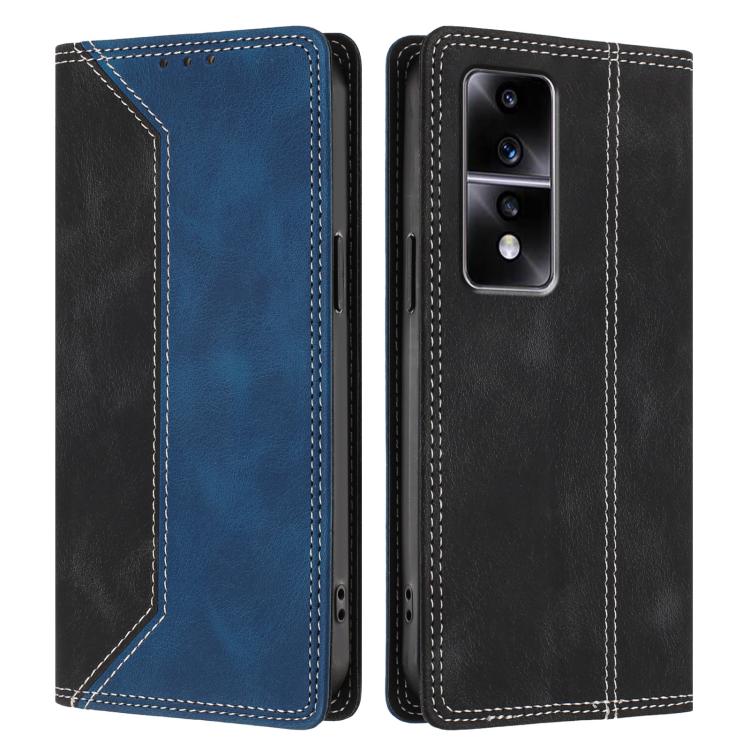 For Honor 80 GT Skin Feel Two-tone RFID Blocking Vegan Leather Phone Case