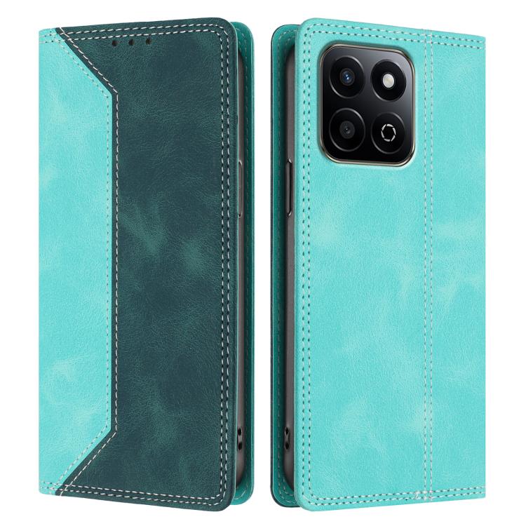 For Honor 200 Smart Skin Feel Two-tone RFID Blocking Vegan Leather Phone Case