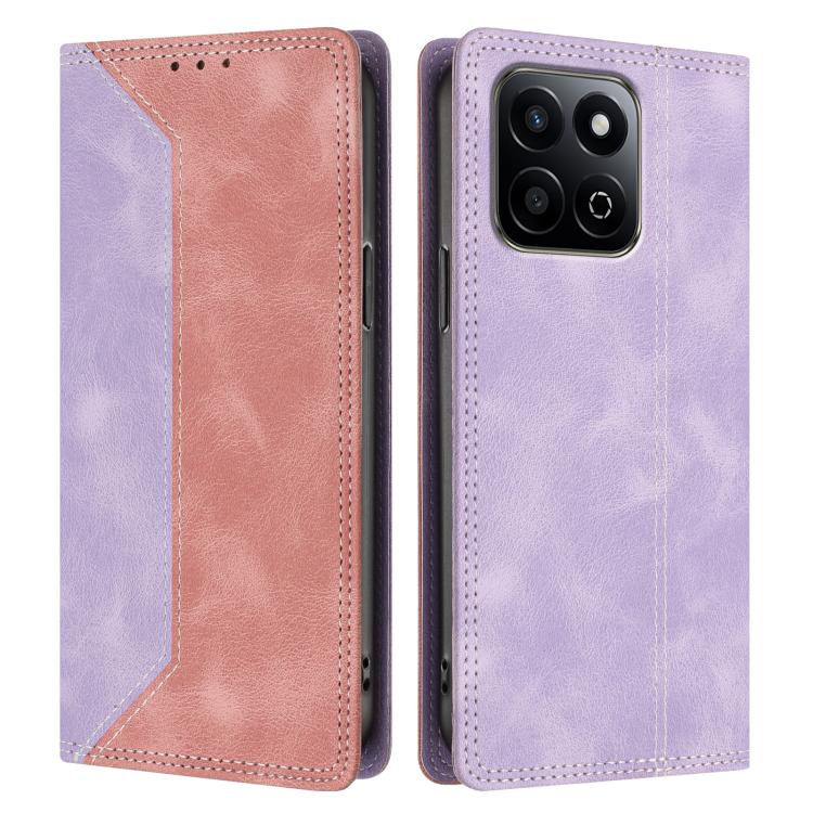 For Honor 200 Smart Skin Feel Two-tone RFID Blocking Vegan Leather Phone Case