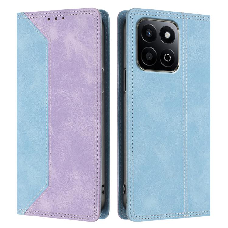 For Honor 200 Smart Skin Feel Two-tone RFID Blocking Vegan Leather Phone Case