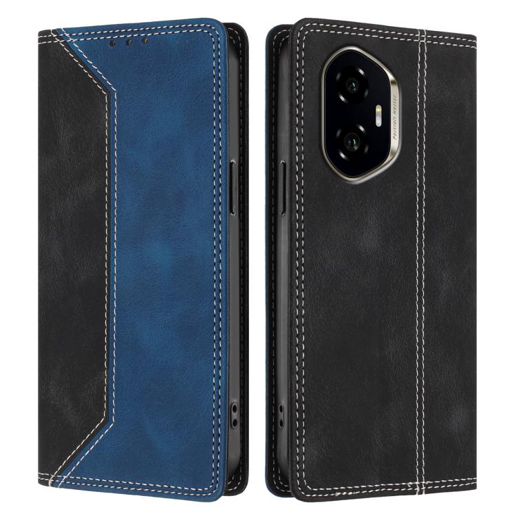 For Honor 300 Skin Feel Two-tone RFID Blocking Vegan Leather Phone Case