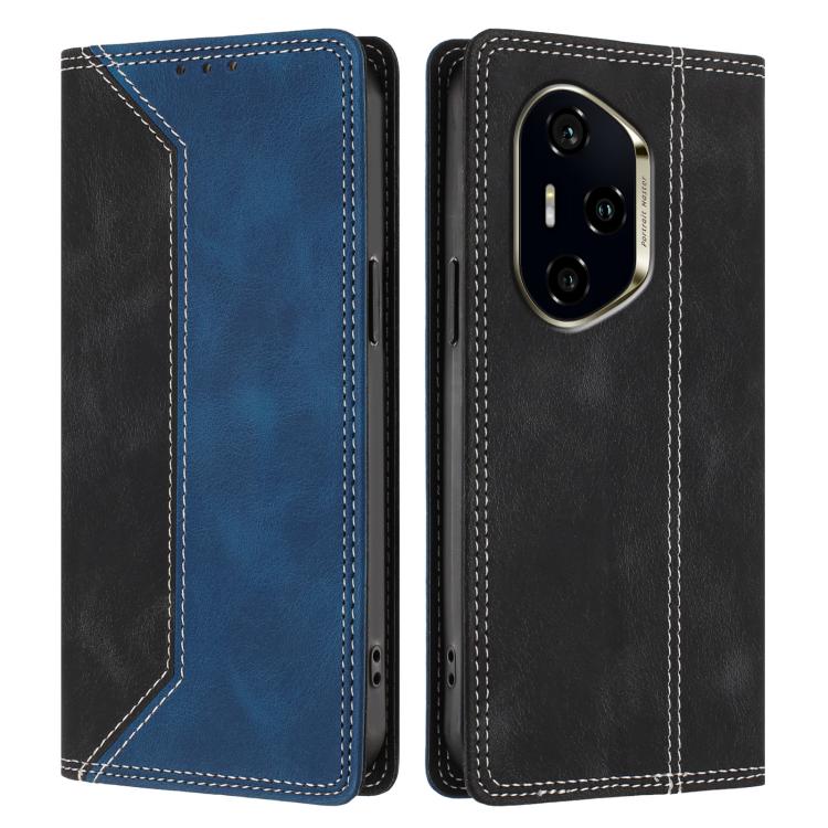 For Honor 300 Pro Skin Feel Two-tone RFID Blocking Vegan Leather Phone Case
