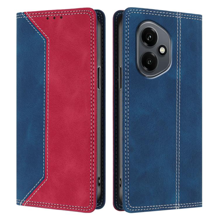 For Honor 400 Global Skin Feel Two-tone RFID Blocking Vegan Leather Phone Case