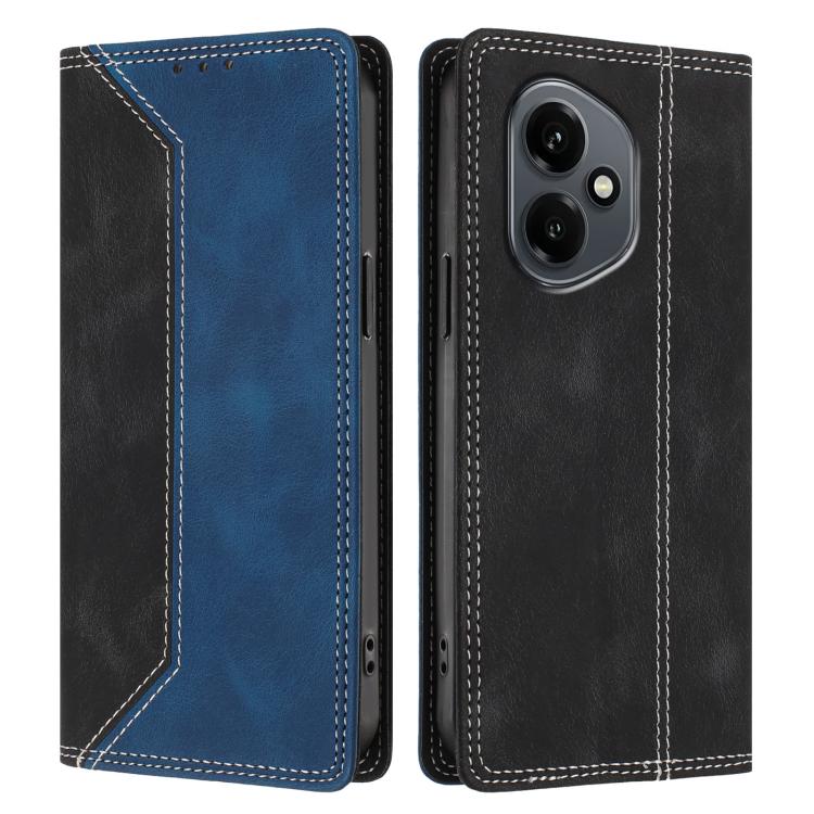 For Honor 400 Global Skin Feel Two-tone RFID Blocking Vegan Leather Phone Case