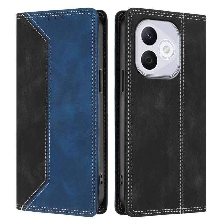 For Honor 400 Lite Global Skin Feel Two-tone RFID Blocking Vegan Leather Phone Case