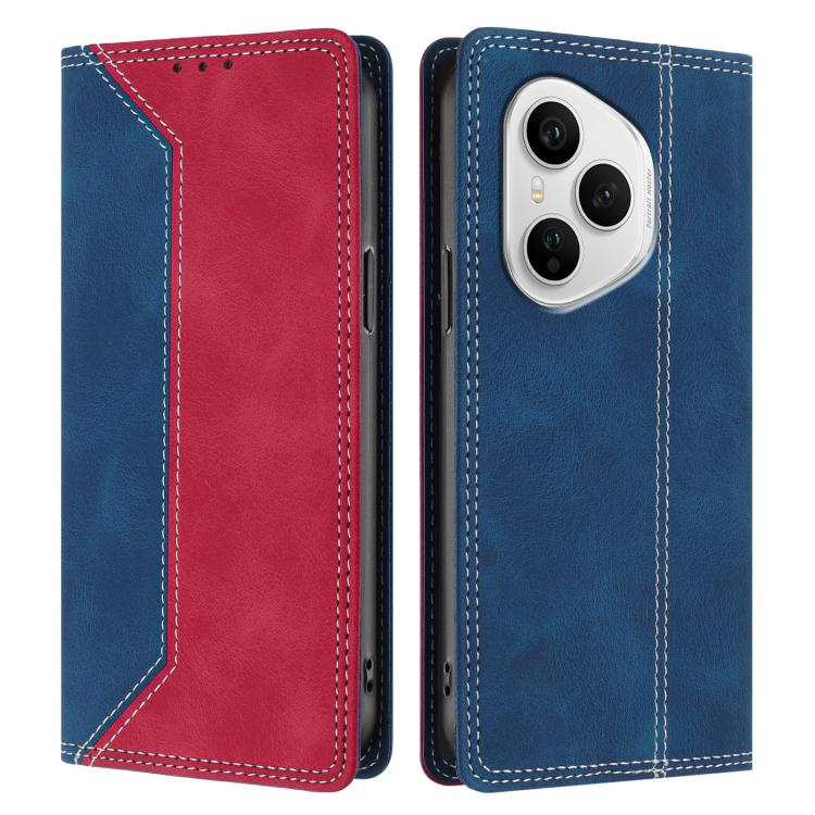 For Honor 400 Pro Global Skin Feel Two-tone RFID Blocking Vegan Leather Phone Case