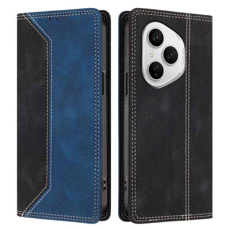 For Honor 400 Pro Global Skin Feel Two-tone RFID Blocking Vegan Leather Phone Case