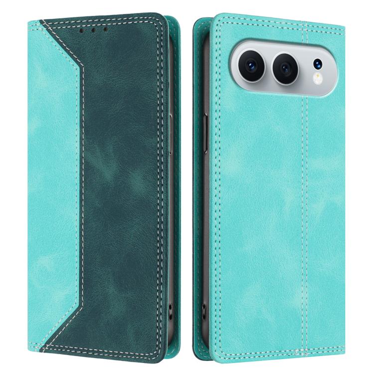 For Honor 500 Global 155.8mm Skin Feel Two-tone RFID Blocking Vegan Leather Phone Case