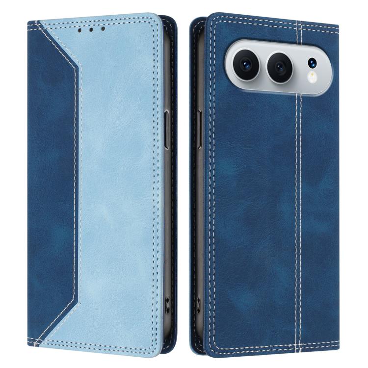 For Honor 500 Global 155.8mm Skin Feel Two-tone RFID Blocking Vegan Leather Phone Case