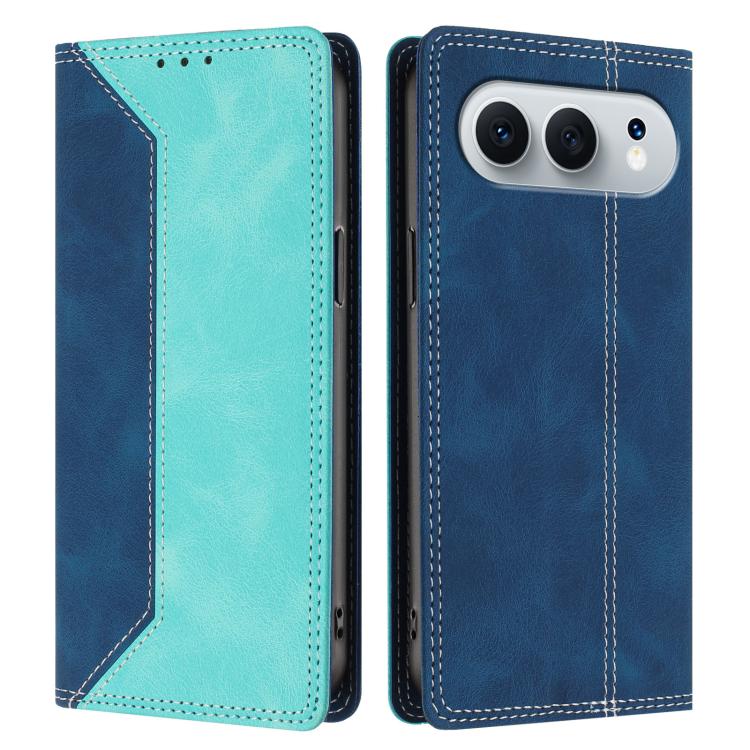 For Honor 500 Global 155.8mm Skin Feel Two-tone RFID Blocking Vegan Leather Phone Case