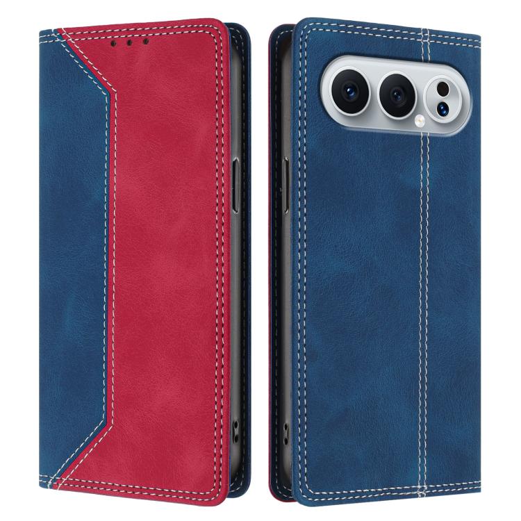 For Honor 500 Pro Global 155.8mm Skin Feel Two-tone RFID Blocking Vegan Leather Phone Case