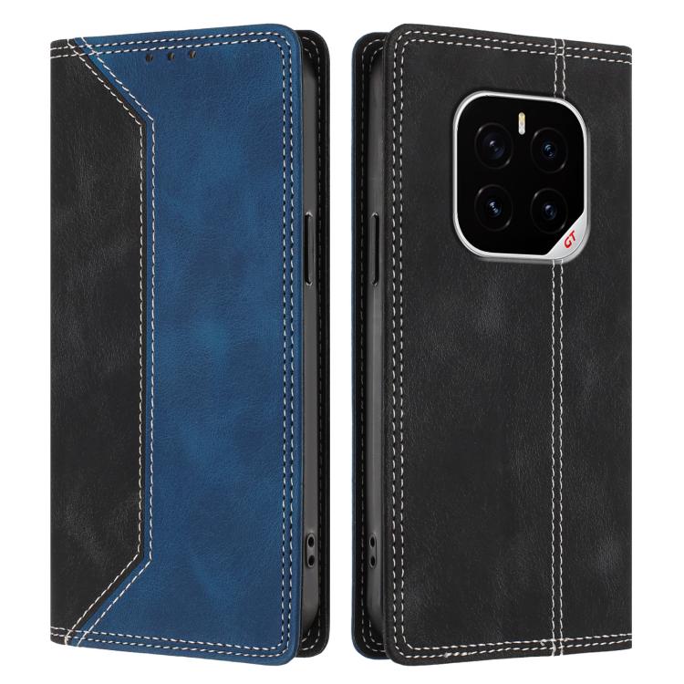 For Honor GT Pro Skin Feel Two-tone RFID Blocking Vegan Leather Phone Case