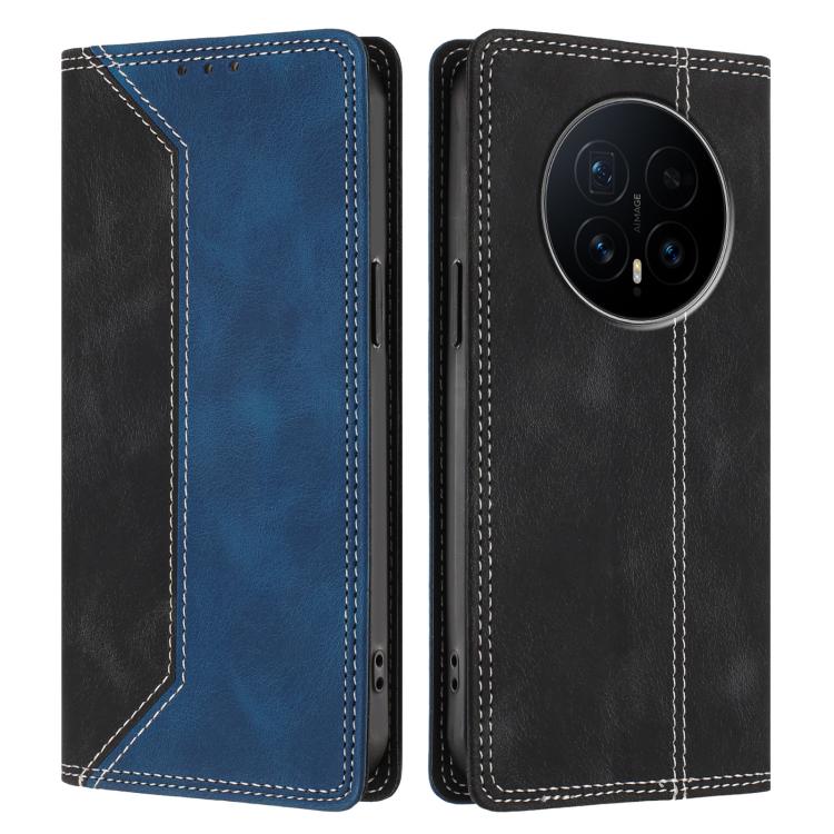 For Honor Magic8 Skin Feel Two-tone RFID Blocking Vegan Leather Phone Case