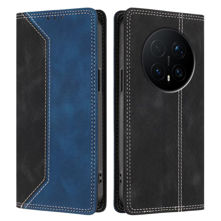 For Honor Magic8 Pro Skin Feel Two-tone RFID Blocking Vegan Leather Phone Case