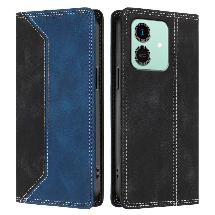 For Honor Play10 4G Skin Feel Two-tone RFID Blocking Vegan Leather Phone Case