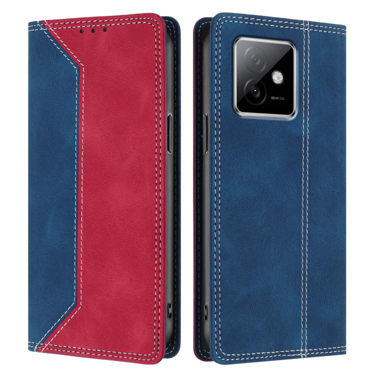 For Honor X60 GT Skin Feel Two-tone RFID Blocking Vegan Leather Phone Case