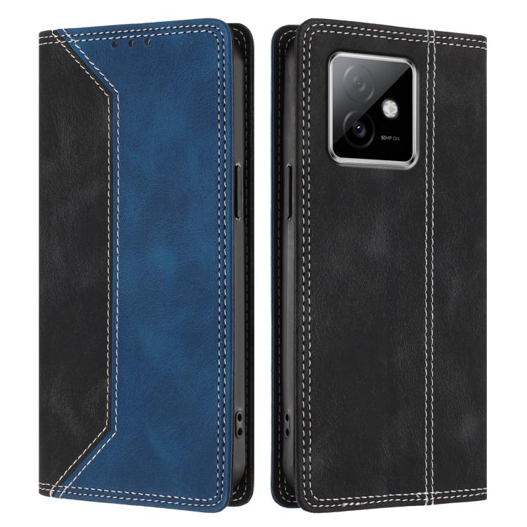 For Honor X60 GT Skin Feel Two-tone RFID Blocking Vegan Leather Phone Case
