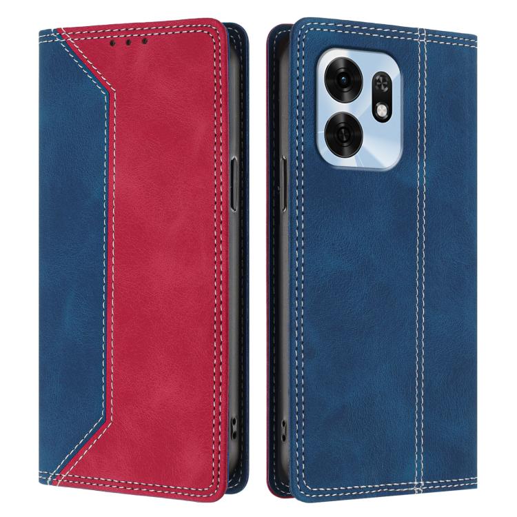 For Honor Play 60A 5G Skin Feel Two-tone RFID Blocking Vegan Leather Phone Case